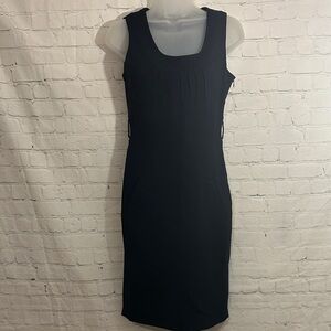 I-N-C International Wool Concepts Elegant Black Sleeveless Dress